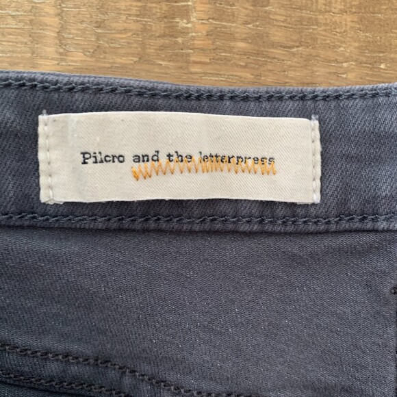 Anthropologie Pilcro and the letterpress gray jean shorts size 27 - Picture 4 of 8